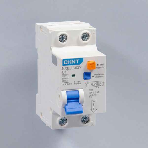 Авт.диф. 2п 16А 30мА  NXBLE-63Y 1P+N АС 4,5кА CHINT