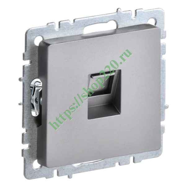 ИЭК Брайт Роз. комп. RJ45 кат.5E  РК10-БрС сталь IEK