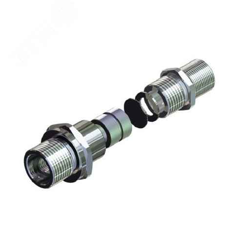 Ех-кабельный ввод ВКВ2ТН-ЛС-М50-G1 1/2-43 1Ex db e II Gb X ГОФРОМАТИК