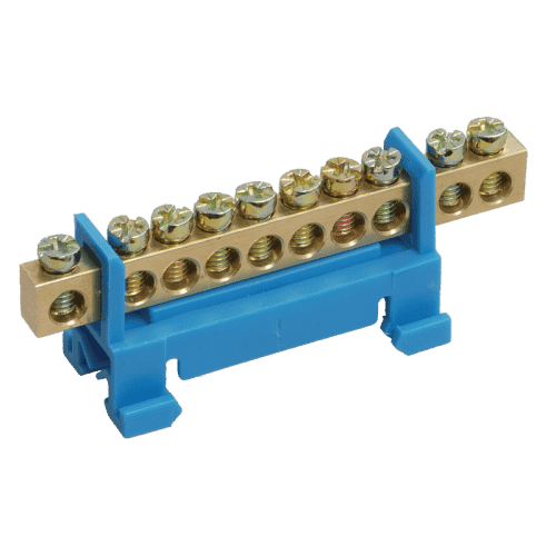 Шина нулевая в комб. DIN-изол "Стойка"  ШНИ-8x12- 6-КС-С ИЭК