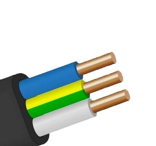 Кабель ВВГ 3x1,5 (ВВГнг -LSп  3x  1,5 (А) (0,66кВ) Белроскабель, РБ