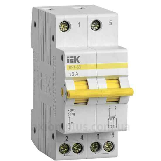 Переключатель модульный 2Р 16А ВРТ-63 ИЭК
