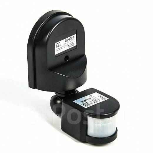 Датчик движ.ДД 008 черн. ИК макс.нагр.1200Вт, угол обз.180гр., даль.12м, NS-IRM04-BL Navigator 71966