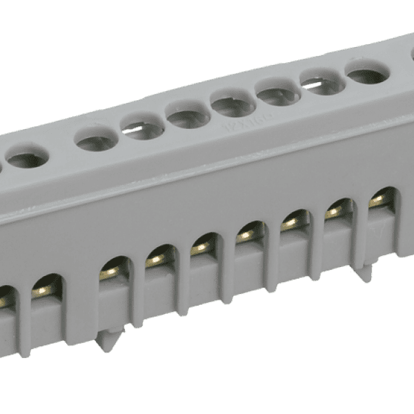 Шина в корпусе L "фаза" в корп изол на DIN-рейку ШНИ-6x9-8-К-Ср ИЭК