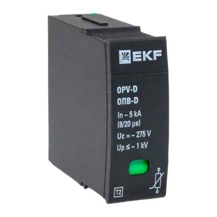Разрядник ОПС1-D 3р In 5кА 275В с сигн.ОПВ-D EKF PROxima