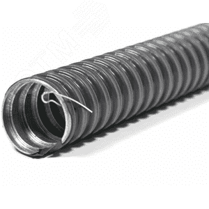 Металлорукав в ПВХ изоляции РЗ-ЦП нг LS 16 (50 м/уп.) с протяжкой ГОФРОМАТИК