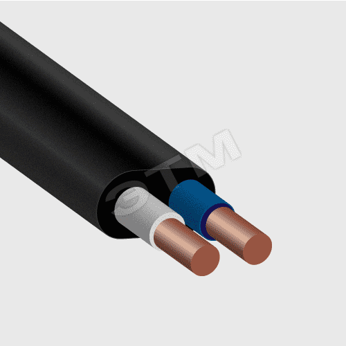 Кабель АВВГ 2x10 (АВВГ-пнг(А)-LS 2x10 ОК (N) (0,66кВ), Алюр, РФ