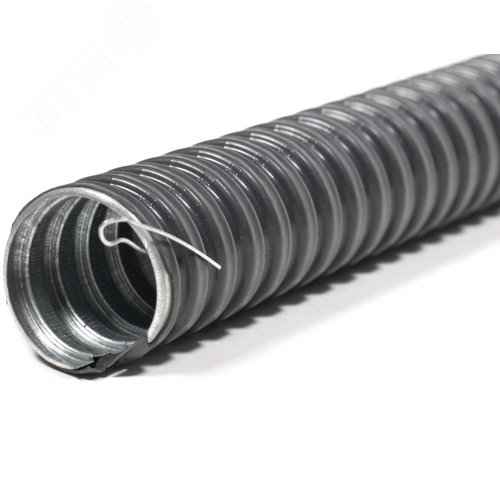 Металлорукав в ПВХ изоляции РЗ-ЦП нг LS 50 (20 м/уп.) с протяжкой ГОФРОМАТИК