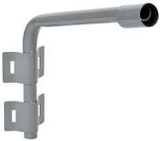 Кронштейн КР Д48 Держатель световой ДС 02-230-48 на столб с 1 хомутом Свет