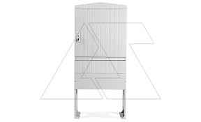 Щит напольный 870x800x325мм (ВxШxГ) из композитного (SMC) материала на цоколе 900мм без монт. панели, IP54