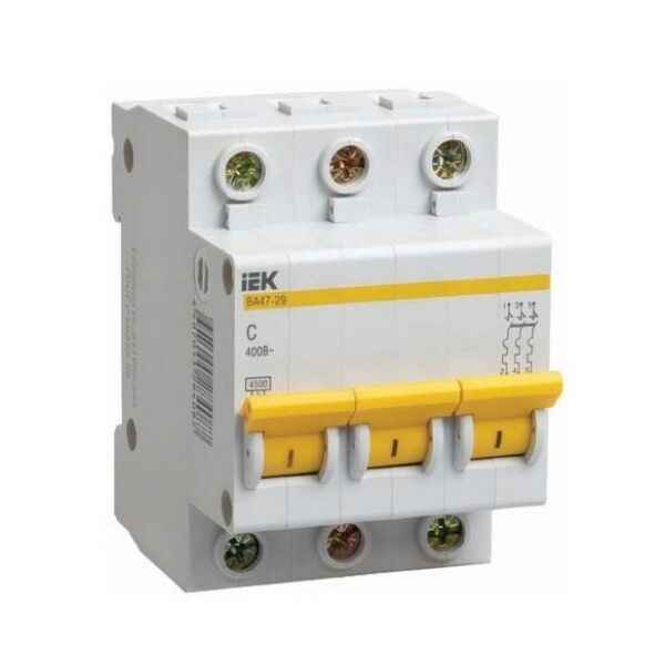 Автомат  3п 25А (D) (ВА 47- 29) ИЭК