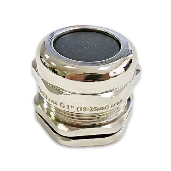 Кабельный ввод G1 латунный УТ1,5 IP68 (d кабеля 18-25 мм) ГОФРОМАТИК