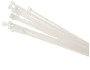 xомут д/кабеля  3,6x300 нейлон белый (100шт.)  Navigator, 71 044