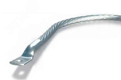 Проводник заземляющий П-900 S=6 мм (с двумя након.) ГОФРОМАТИК