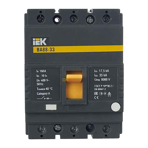 Автомат ВА 88 совм.контакт АК-125(160)А ИЭК