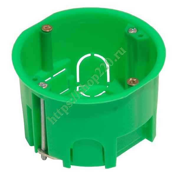 Коробка уст. с/п г/к (мет.лапки) 64x44  HEGEL  КУ1202 (288шт/упак)