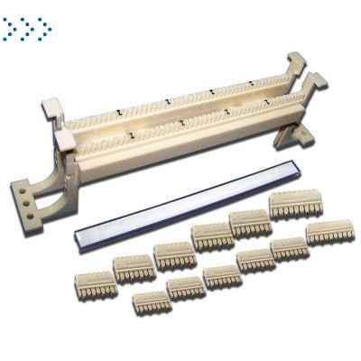 50-парный 110 настенный кросс LANMASTER, блоки и ножки в комплекте