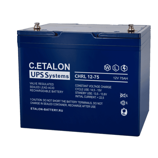 Аккумулятор C.ETALON CHRL 12-75