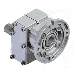 Цилиндрический мотор-редуктор B411A (i=1.57) вал вх./вых. 24/19 мм. INNOVARI