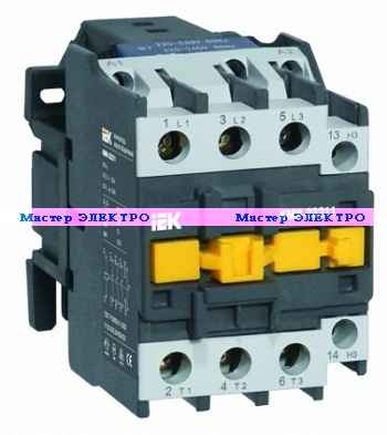 Контактор 32А 230В/АС3 1НЗ КМИ-23211  ИЭК