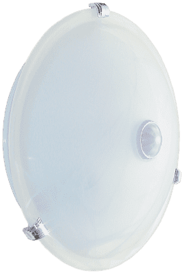 НПО 3233Д белый/круг 2х25 с датчиком движения (ИЭК)