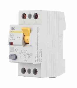 УЗО 1ф. 63А  30мА 2п. (ВД1-63) ИЭК