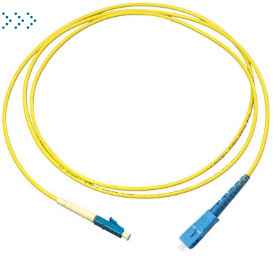 Патч-корд оптический TWT, PVC, симплексный, LC/UPC-SC/UPC, SM OS2, 2.0 м