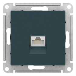 ШЭ Атлас Роз.комп. с/у RJ45, (б/рамки, изумруд) ATN000883 (10шт/уп)