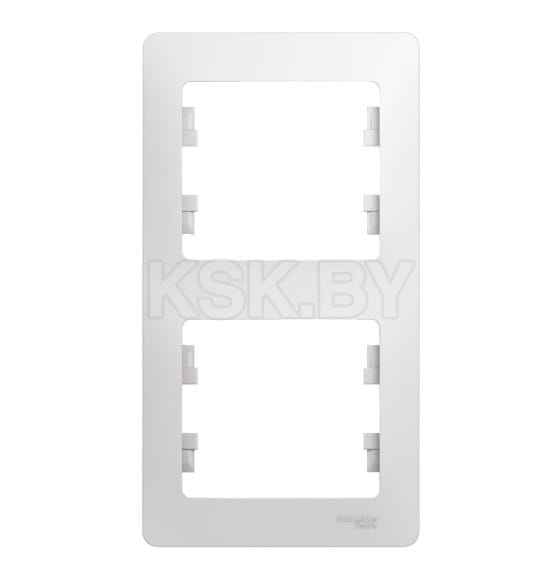 ШЭ Глосса Рамка 2-я верт.   GSL000106 (белый) (30шт/уп)