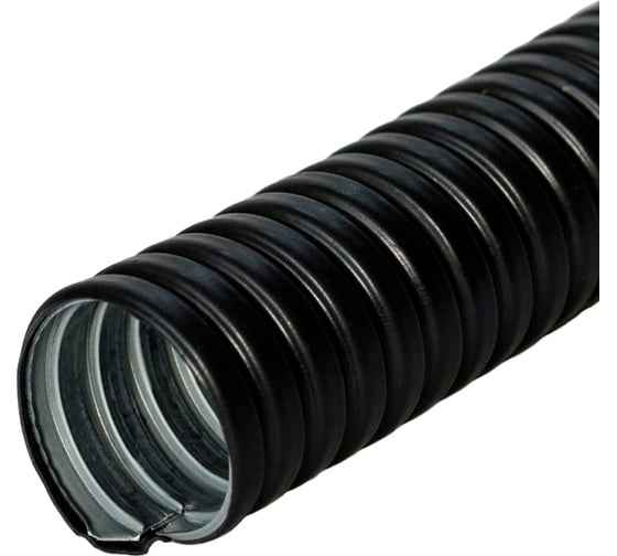 Металлорукав в ПВХ изоляции Р3-ЦП нг LS  22  (50 м/уп.) ГОФРОМАТИК