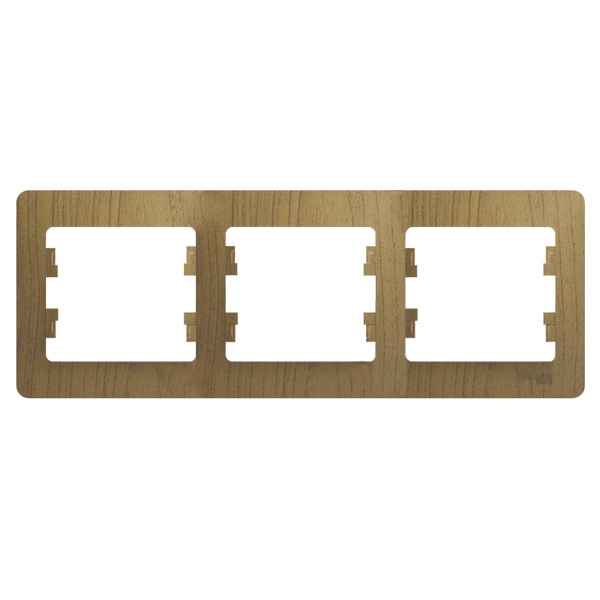 ШЭ Глосса Рамка 3-я гориз. GSL000503 (дуб) (15шт/уп)