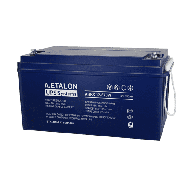 Аккумулятор A.ETALON AHRX 12-670W (150)
