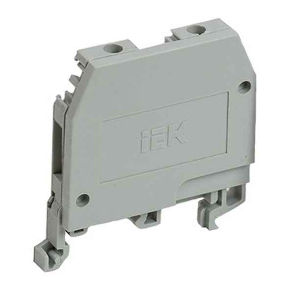 Клеммник ЗНИ- 24А 2,5мм2 (JXB24А) серый  ИЭК