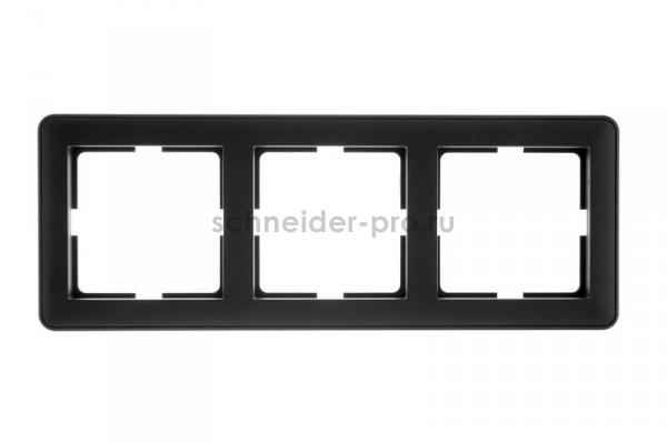 ШЭ 59 рамка 3-я КД-3-68 (черный барxат)(15шт./уп)