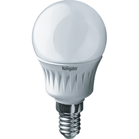 Лампа ЛЕД  E14  5Вт шар мат.4К Р-G45-5-230-4K-E14 шар Navigator 94 478