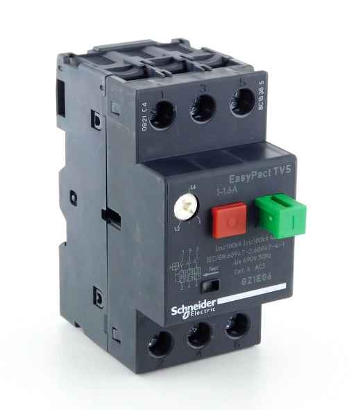Автоматический выключатель GZ1E06 АВТ. ВЫКЛЮЧАТЕЛЬ 1-1,6A Schneider