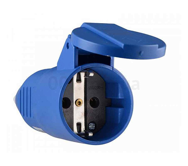 Розетка каучук  переносная 6 м 2P+PE 16А 220В без крышк. РА 16-002 Витебск Свет