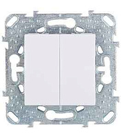 ШЭ Уника Выкл. 2кл. с/у (белый, б/рамки) MGU5.211.18ZD (10шт/уп)