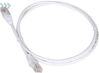 Патч-корд TWT UTP кат.5e, с заливными колпачками, 0.5 м, белый