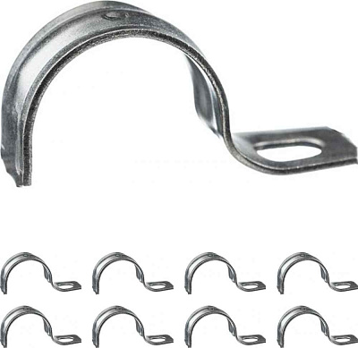 Скоба d21мм металл. однолапковая (18) ИЭК