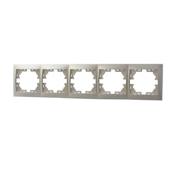ШЭ Глосса Рамка 5-я гориз. GSL000305 (алюм) (2шт/уп)