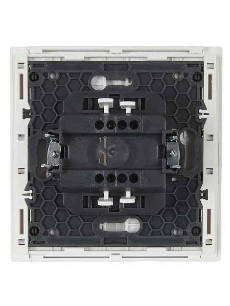 ИЭК ФортеПиано Выключ. 1-кл. 10А FP201 бел. IEK FORTE PIANO