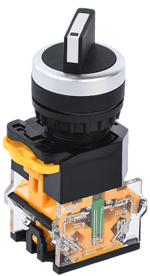 Переключат. D8-20X3 3 полож. 2NO черный IEK