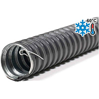 Металлорукав в ПВХ изоляции МРПИ нг Морозка  25  (50 м/уп.) УХЛ1 ГОФРОМАТИК