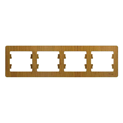 ШЭ Глосса Рамка 4-я гориз. GSL000504 (дуб) (15шт/уп)