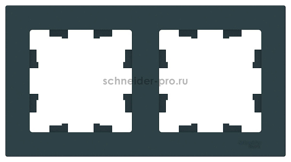 ШЭ Атлас рамка 2-я,(изумруд) ATN000802 (10шт/уп)