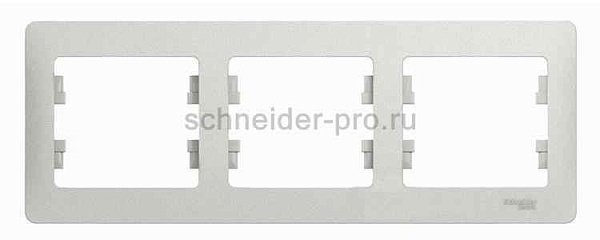 ШЭ Глосса Рамка 3-я гориз. GSL000603 (перламутр) (5шт/уп)
