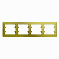 ШЭ Глосса Рамка 4-я гориз. GSL001004 (фисташ) (5шт/уп)