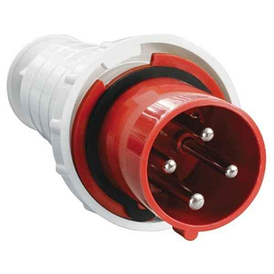 Силовая вилка 034 3Р+РЕ 63А 380В IP54 Navigator