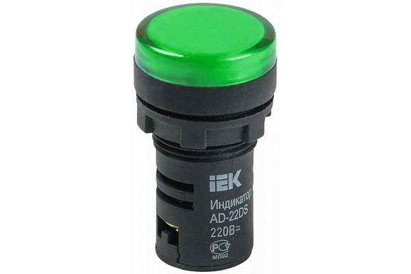 Сигнальн.арматура АD-22DS(LED) зеленая (матрица) 230В AC ИЭК